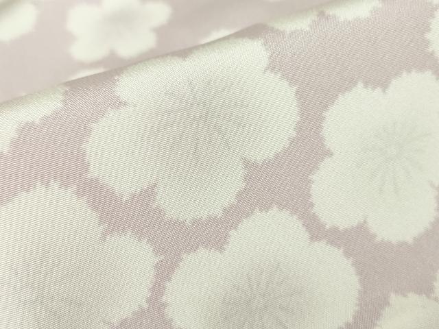 平和屋着物●長襦袢　無双仕立て　舞梅文　正絹　逸品　DABC3556az