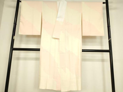 平和屋着物●長襦袢　無双仕立て　草花文　正絹　逸品　DABC3559az