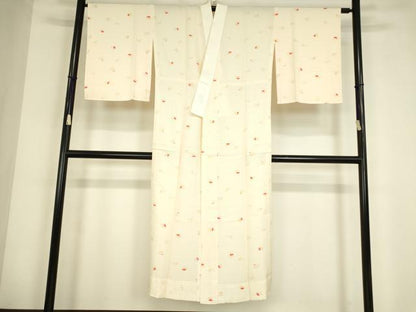 平和屋着物●長襦袢　無双仕立て　鴛鴦文　正絹　逸品　DABC3560az