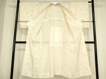 平和屋着物●長襦袢　無双仕立て　鴛鴦文　正絹　逸品　DABC3560az
