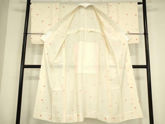 平和屋着物●長襦袢　無双仕立て　鴛鴦文　正絹　逸品　DABC3560az