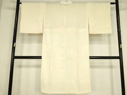 平和屋着物●長襦袢　無双仕立て　梅文　正絹　逸品　DABC3574az