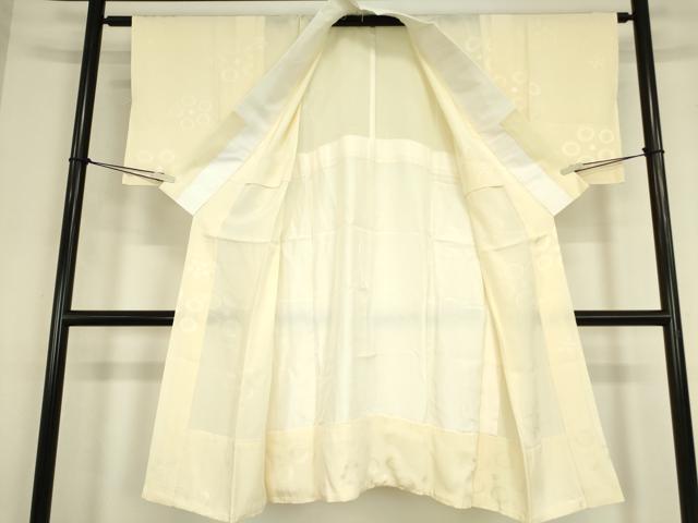 平和屋着物●長襦袢　無双仕立て　梅文　正絹　逸品　DABC3574az