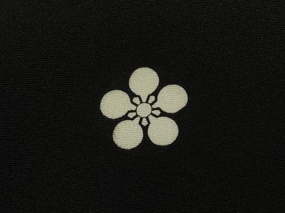 平和屋着物●豪華黒留袖　友禅　作家物　尾長鳥花文　正絹　逸品　DABC3579az