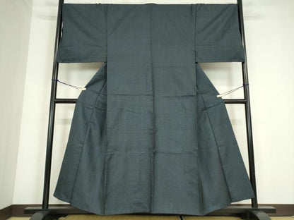 平和屋着物●男性　本場大島紬　100亀甲　総詰め　キングサイズ　正絹　逸品　DABC3618az