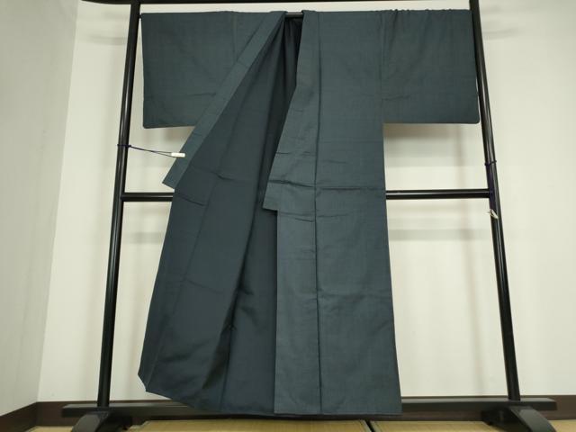 平和屋着物●男性　本場大島紬　100亀甲　総詰め　キングサイズ　正絹　逸品　DABC3618az