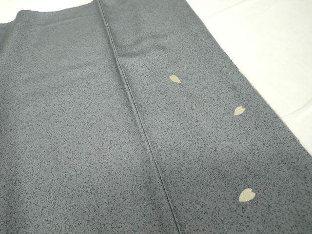 平和屋着物●訪問着　駒刺繍　楓に舞桜　暈し染め　金彩　正絹　逸品　DABC3630az