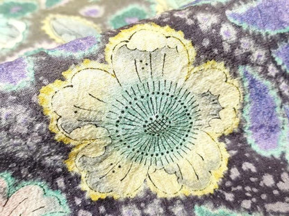 平和屋着物●豪華振袖　絞り　辻が花　暈し染め　金通し地　正絹　逸品　DABC3644az