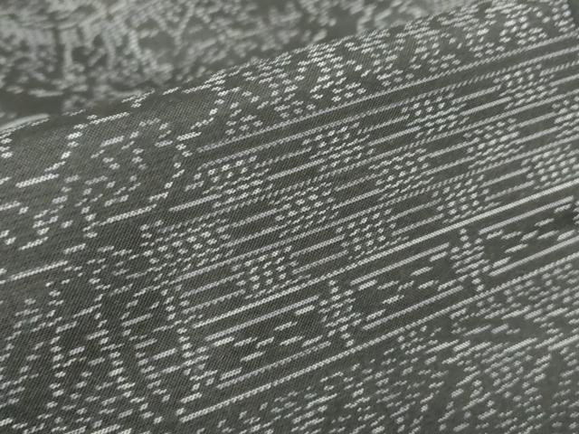 平和屋着物●本場大島紬　風景文　大山謹製　証紙付き　正絹　逸品　未使用　DABC3649az