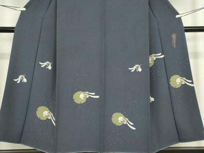 平和屋着物●世界的人形師　辻村寿三郎　ジュサブロー　訪問着　雪輪兎　正絹　逸品　DABC3655az