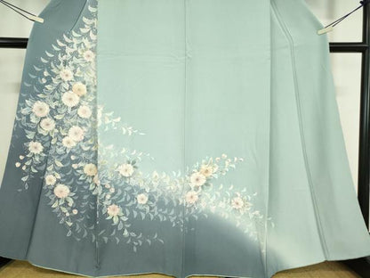 平和屋着物●訪問着　絞り　辻が花　暈し染め　正絹　逸品　DABC3674az
