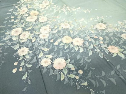 平和屋着物●訪問着　絞り　辻が花　暈し染め　正絹　逸品　DABC3674az