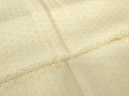 平和屋着物●長襦袢　袷　麻の葉横段文　正絹　逸品　DABC3679az