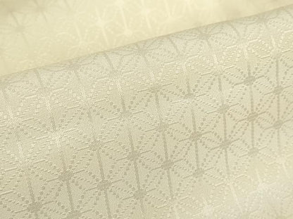 平和屋着物●長襦袢　袷　麻の葉横段文　正絹　逸品　DABC3679az