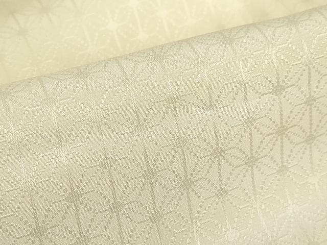 平和屋着物●長襦袢　袷　麻の葉横段文　正絹　逸品　DABC3679az