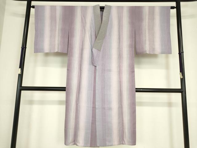 平和屋着物●長襦袢　無双仕立て　霞文　正絹　逸品DABC3680az