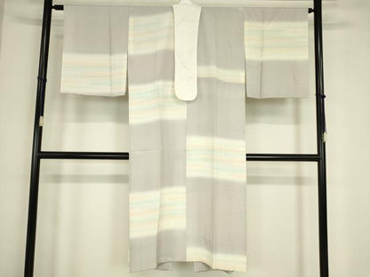 平和屋着物●長襦袢　無双仕立て　霞文　正絹　逸品　DABC3681az