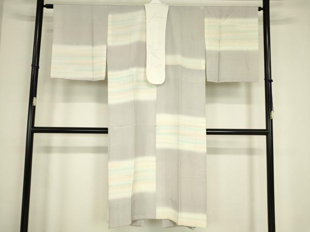平和屋着物●長襦袢　無双仕立て　霞文　正絹　逸品　DABC3681az