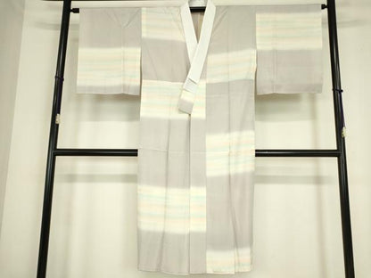 平和屋着物●長襦袢　無双仕立て　霞文　正絹　逸品　DABC3681az