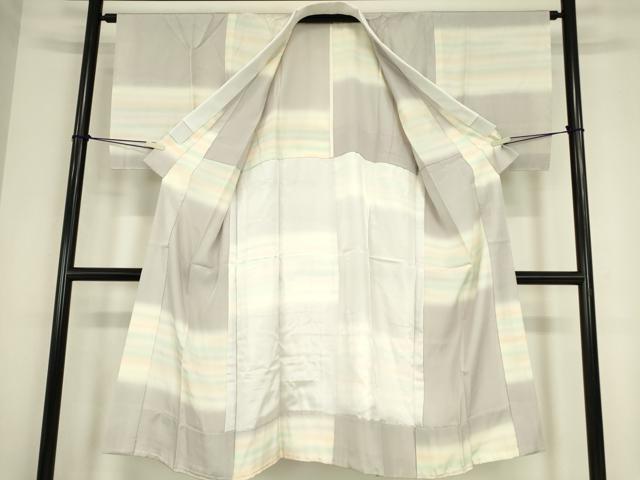 平和屋着物●長襦袢　無双仕立て　霞文　正絹　逸品　DABC3681az