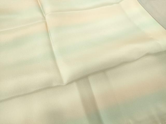 平和屋着物●長襦袢　無双仕立て　霞文　正絹　逸品　DABC3681az