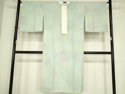 平和屋着物●長襦袢　無双仕立て　霞文　正絹　逸品　DABC3682az
