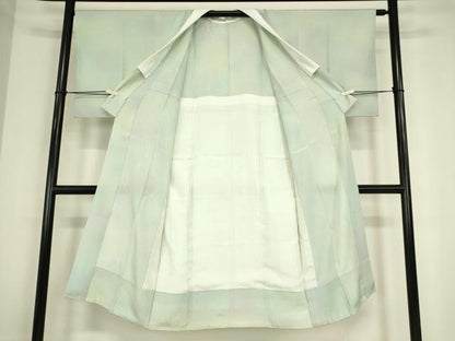 平和屋着物●長襦袢　無双仕立て　霞文　正絹　逸品　DABC3682az