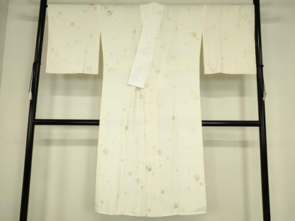 平和屋着物●長襦袢　袷　松竹梅　金彩　正絹　逸品　DABC3683az