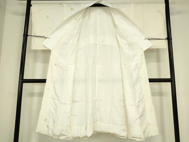 平和屋着物●長襦袢　袷　松竹梅　金彩　正絹　逸品　DABC3683az