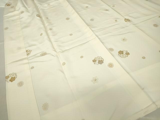 平和屋着物●長襦袢　袷　松竹梅　金彩　正絹　逸品　DABC3683az