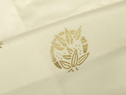 平和屋着物●長襦袢　袷　松竹梅　金彩　正絹　逸品　DABC3683az