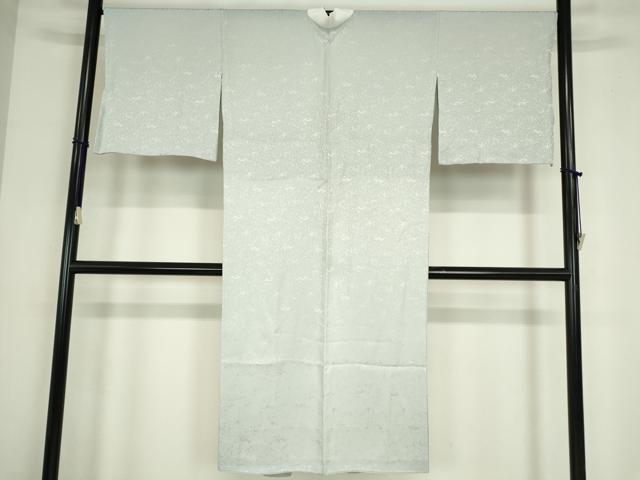 平和屋着物●長襦袢　無双仕立て　動物唐草地紋　虎　鳳凰　月白色　正絹　逸品　DABC3686az