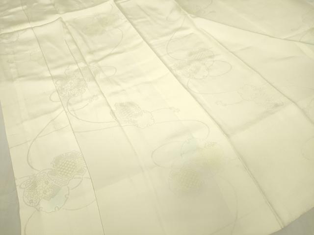 平和屋着物●長襦袢　袷　鼓文　暈し染め　正絹　逸品　DABC3690az