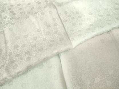 和屋着物●長襦袢　単衣　花尽くし地紋　暈し染め　正絹　逸品　未使用　DABC3764az