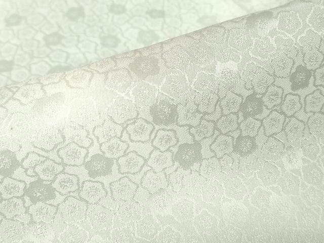 和屋着物●長襦袢　単衣　花尽くし地紋　暈し染め　正絹　逸品　未使用　DABC3764az