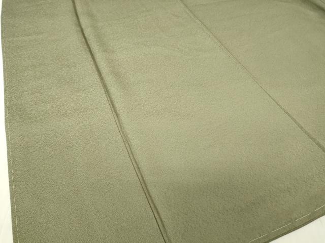 平和屋着物●上質な色無地　霞地紋　岩井茶色　正絹　逸品　DABC3768az