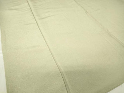 平和屋着物●上質な色無地　若葉色　正絹　逸品　DABC3772az