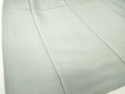 平和屋着物●上質な色無地　灰青色　高島屋扱い　正絹　逸品　DABC3773az