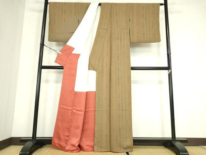 平和屋着物●訪問着　舞蝶間道　正絹　逸品　DABC3776az