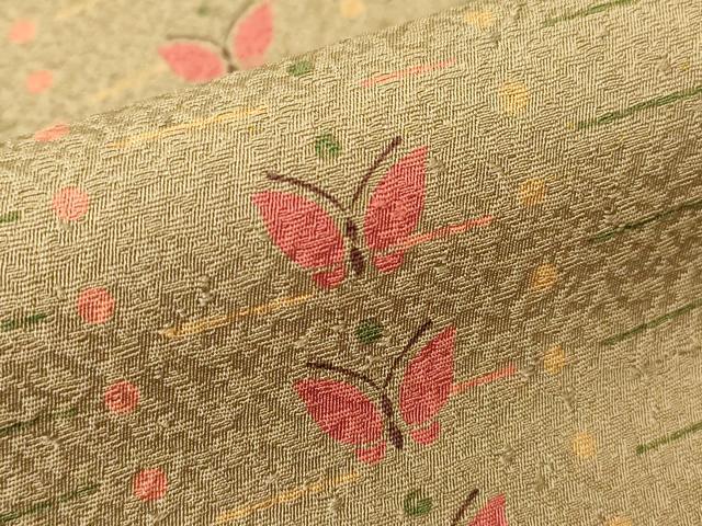 平和屋着物●訪問着　舞蝶間道　正絹　逸品　DABC3776az