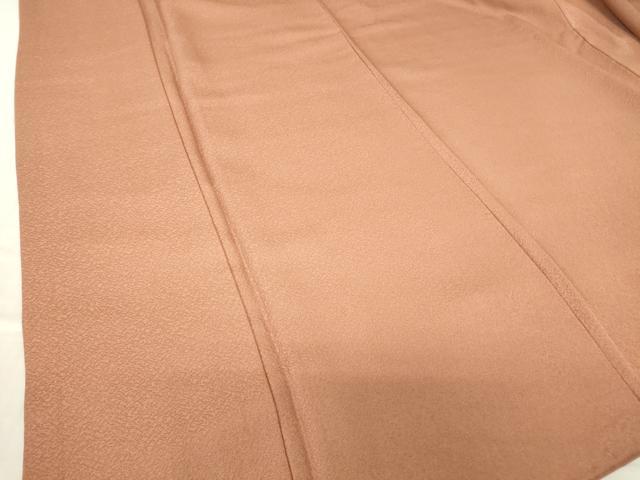 平和屋着物○上質な色無地 宗伝唐茶色 正絹 逸品 DABC3782az