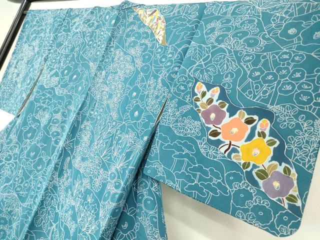 平和屋着物●訪問着　花尽くし　正絹　逸品　DABC3787az