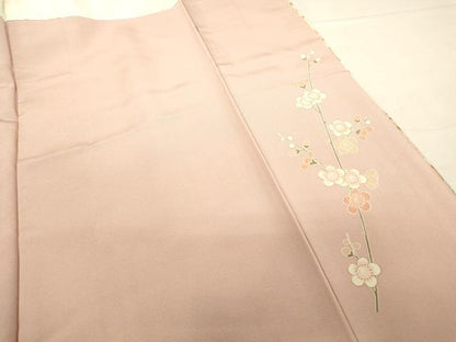 平和屋着物●訪問着　花筏文　暈し染め　金彩　正絹　逸品　DABC3807az