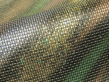 平和屋着物▼六通柄袋帯 霞斜線文 金彩 正絹 逸品 DABC3815az