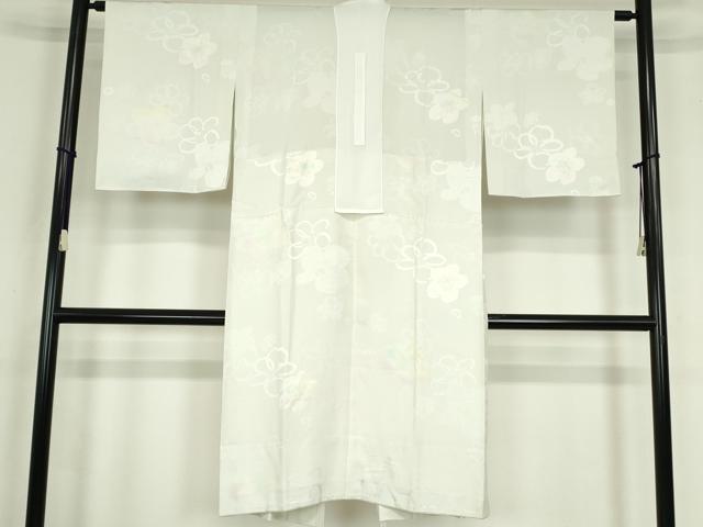 平和屋着物●長襦袢　無双仕立て　舞花文　正絹　逸品　DABC3938az