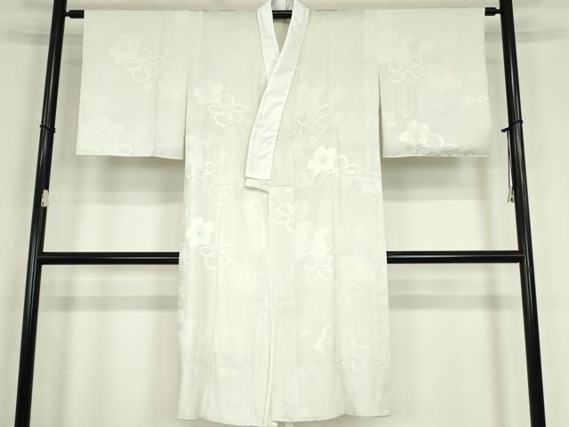 平和屋着物●長襦袢　無双仕立て　舞花文　正絹　逸品　DABC3938az