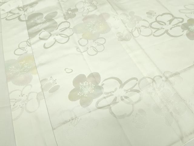 平和屋着物●長襦袢　無双仕立て　舞花文　正絹　逸品　DABC3938az