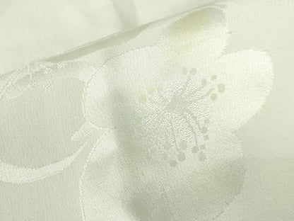平和屋着物●長襦袢　無双仕立て　舞花文　正絹　逸品　DABC3938az