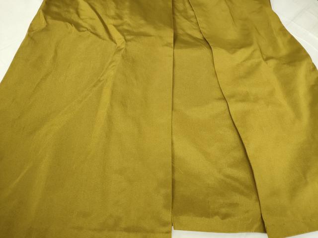 平和屋着物●男性　馬乗り袴　芥子色　洗える着物　DABC3947az