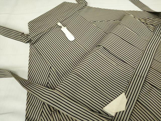 平和屋着物●男性　馬乗り袴　縞　正絹　逸品　DABC3948az